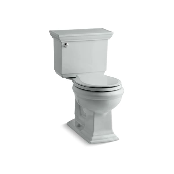 Stately Round-Front 1.28 GPF Chair Height Toilet, 1.28 gpf, Grey